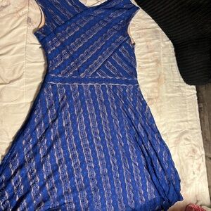 Signature Royal Blue Asymmetrical Dress